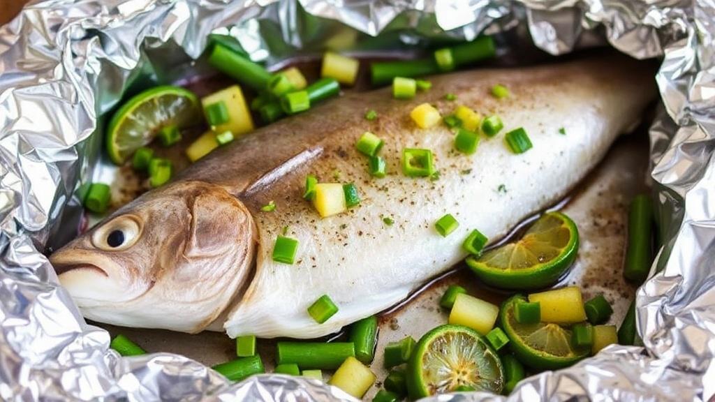 Запеченная рыба в фольге: сочно и быстро. Короткий ориентир по вкусу и времени
