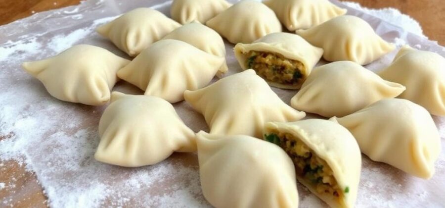 Пельмени ручной лепки: тесто и начинка как у бабушки